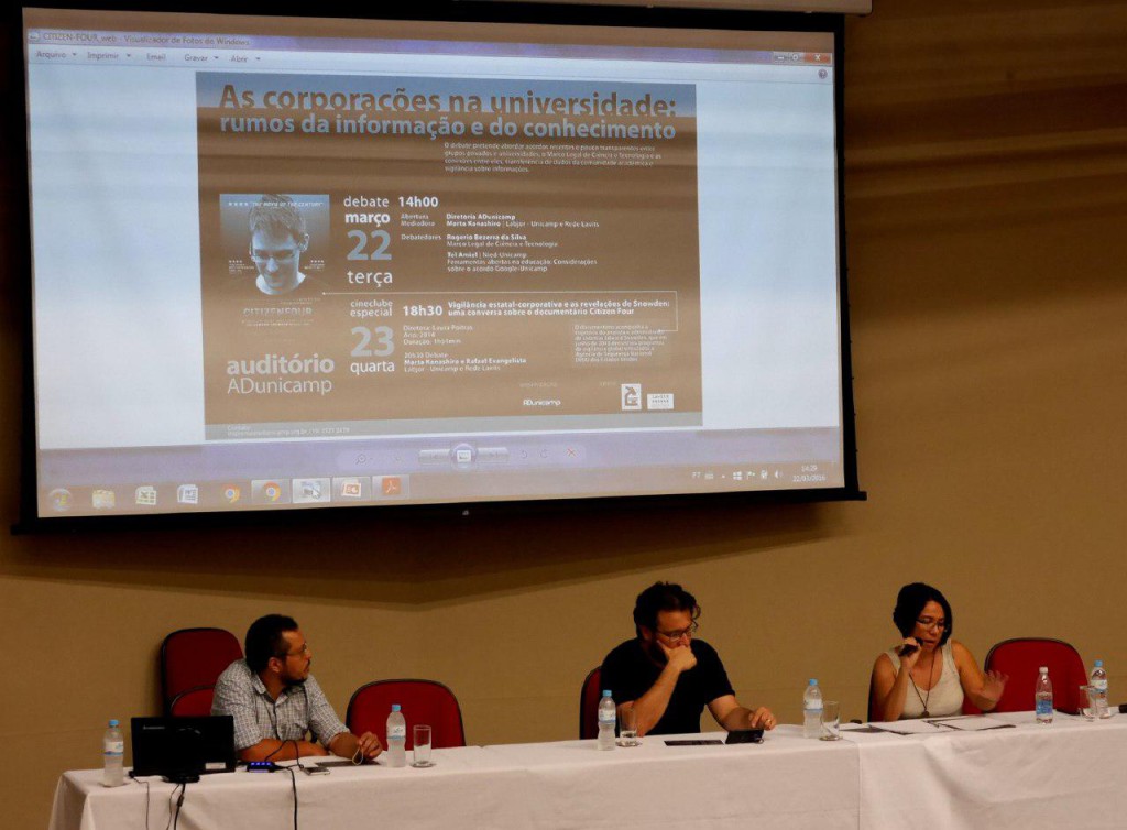 Mesa foi composta por Rogério Bezerra, Tel Amiel e Marta Kanashiro